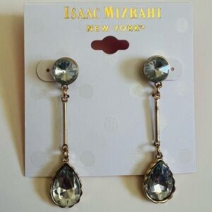 NWT Isaac Mizrahi Gold and Silver Drop Earrings✨